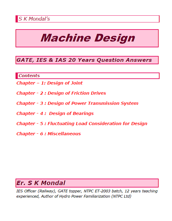 S K Mondal's IC Engine GATE, IES & IAS 20 Years Question Answers Topics  Wise (Complete Solution With Tips/Hints/Basic Concepts) Free Download –  EasyEngineering