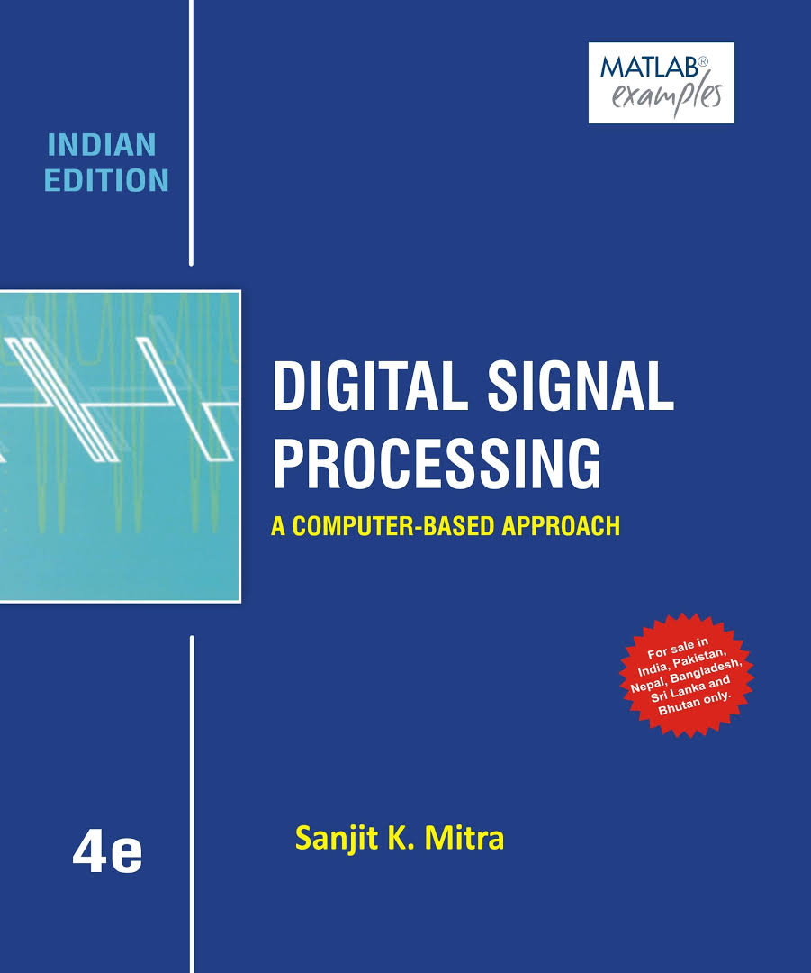 Digital Signal Processing A Computer Based Approach By Sanjit K