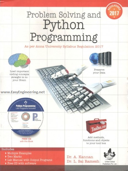 GE8151 Problem Solving and Python Programming (PSPP) – EasyEngineering